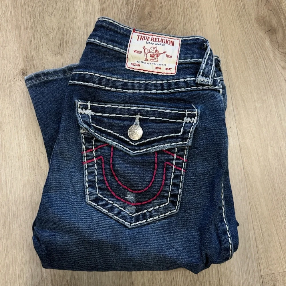 True Religion Women's Dark Blue Boot Cut Jeans - Picture 4 of 4